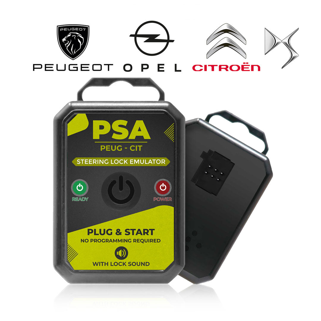 Peugeot Citroen Opel 2011+ Steering Lock Emulator Simulator With Lock Sound