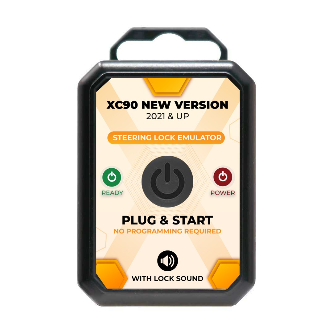 Volvo XC90 -S90 - V60 - XC60 New Version 2021 & UP Steering Lock Emulator Simulator With Lock Sound