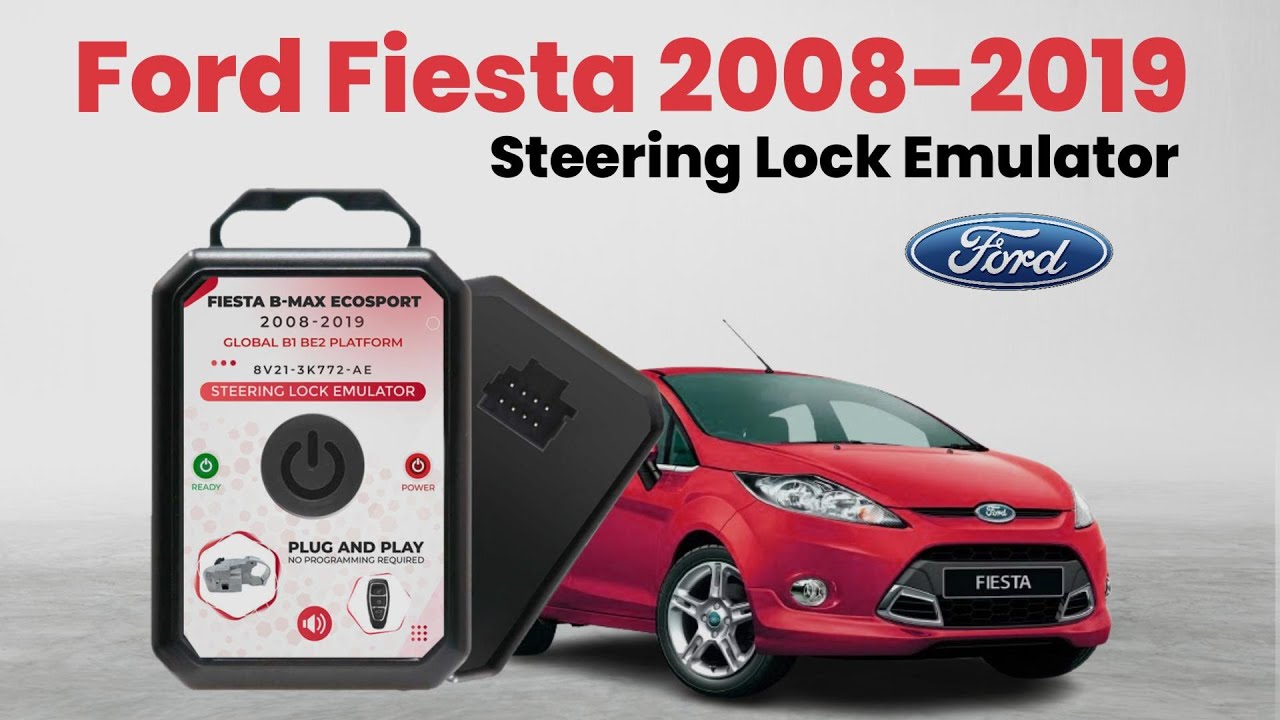 Ford Fiesta B-MAX EcoSport 2008-2019 Steering Lock Emulator