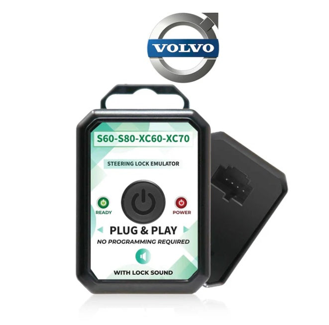 Volvo S60 S80 XC60 XC70 V70 Steering Lock EmulatorWith Lock Sound