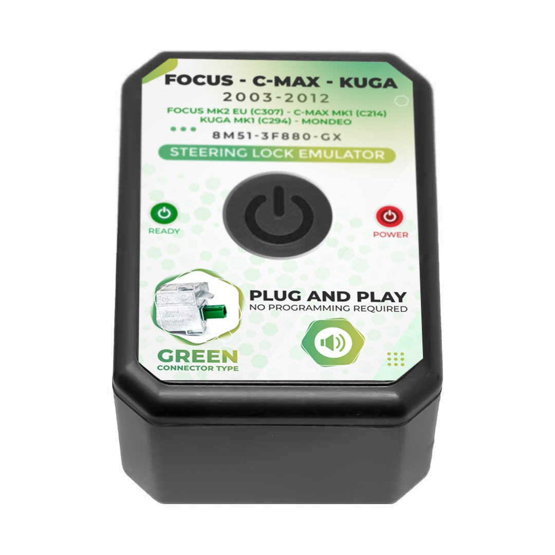 Ford Focus C-Max Kuga Mondeo Steering Lock Emulator Simulator With Lock Sound